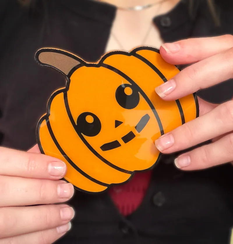 Pumpkin coaster, photo 2