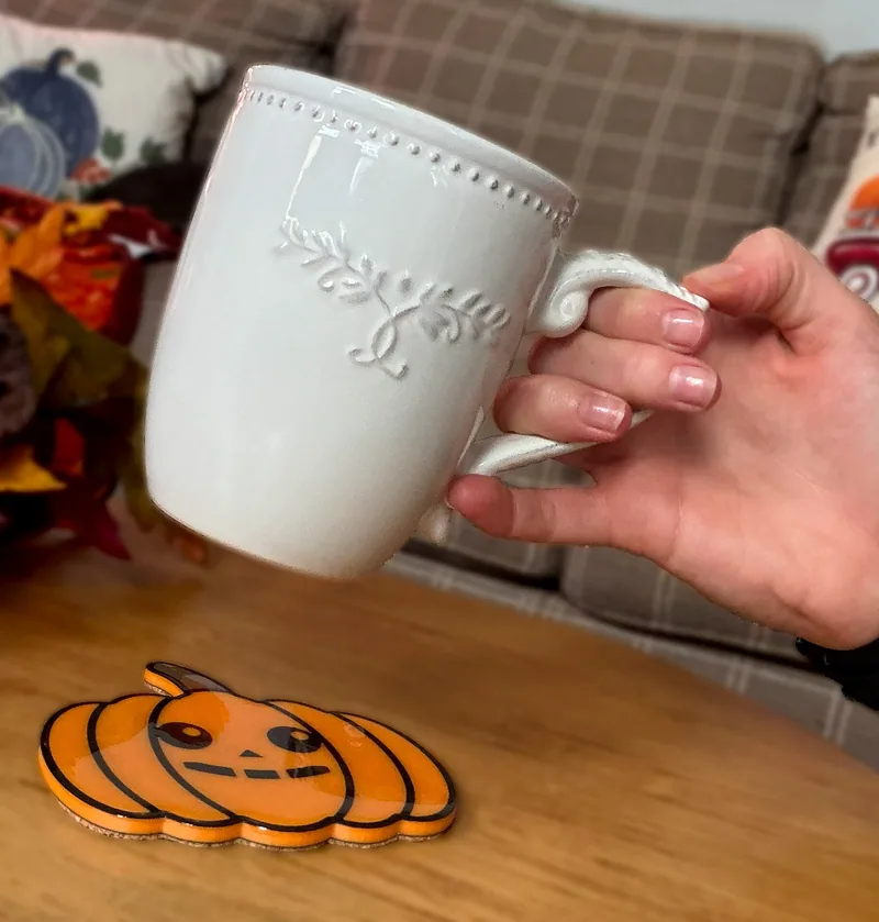 Pumpkin coaster, photo 3